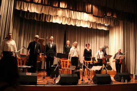 With Ensemble Hyperion in Chur, Switzerland. Photo: Tango Chur