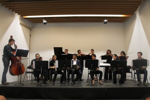 Concert at the conservatoire in  Aix-en-Provence at the end of our workshop.